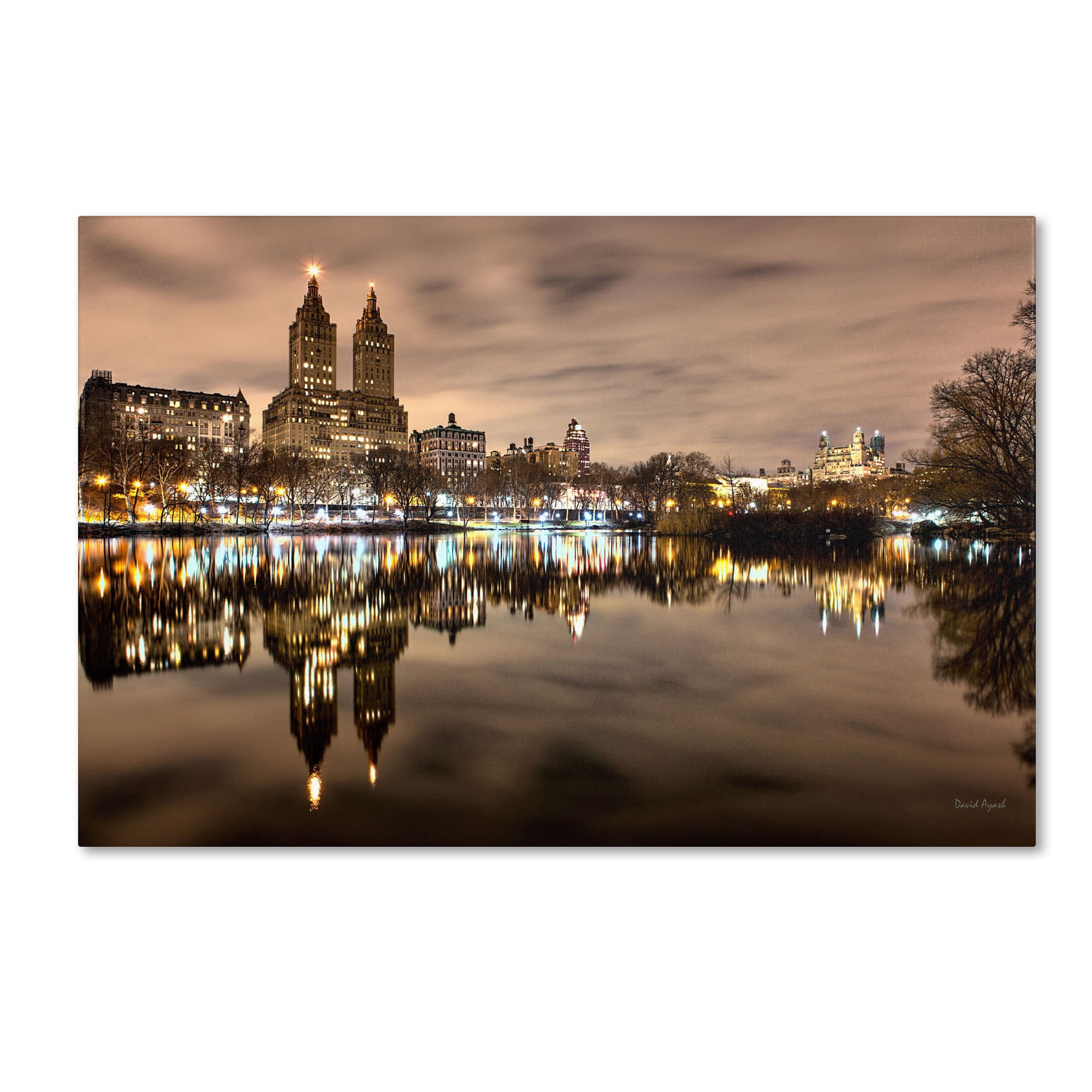 Trademark Fine Art "Central Park West I" Canvas Art by David Ayash