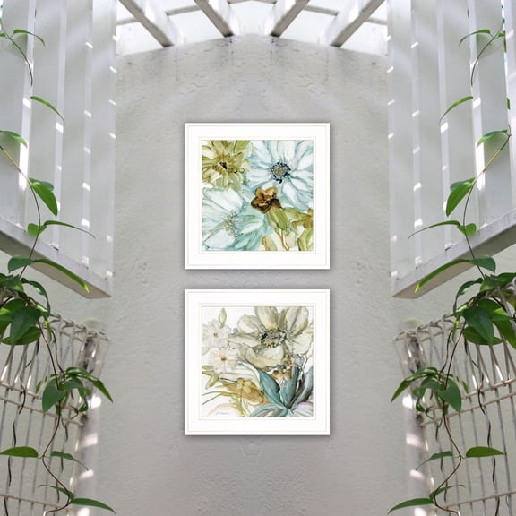 Sea Glass 2-Piece Vignette by JG Studios, Ready to Hang Framed Print