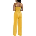 thumbnail image 3 of DYMADE Women Sweet Style Fresh Sweet Woven Fashion Cami Top Pants Casual Suit, 3 of 4