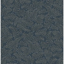 Chesapeake Chrysantha Navy Berry Branches Wallpaper