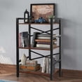 thumbnail image 5 of Elemore Home 3 Tier Bookshelf, Industrial Small Bookcase Storage Organizer for Living Room, Bedroom, 5 of 7