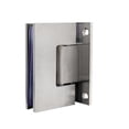 thumbnail image 3 of Puerta de ducha de 90 grados, abrazadera de bisagra de acero inoxidable cepillado, soporte de pared para baño, reemplazo de puerta de vidrio grueso de 8-12mm Feliz Sencillez, 3 of 5
