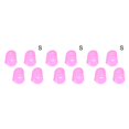 thumbnail image 1 of QualitChoice 4pcs Guitar Playing Left Hand Fingertip Ukulele Guitar Fingertip Silicone Protective Cover Pink S 3Set, 1 of 6