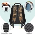 thumbnail image 5 of Uorisanigo Camo Hunting Deer Kids Backpack for School, 17 Inch Large Capacity Rucksack, Large Capacity Bookbag for 6-12 Year, Perfect for School, Camping and Hiking, 5 of 7