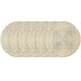 thumbnail image 2 of Round Placemats, Set Of 6 Round Woven Placemats, Heat-resistant,beige, 2 of 5