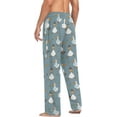 thumbnail image 6 of FREEAMG Cartoon Duck Goose Grass Pattern Men's Pajama Pants Sleepwear Lounge Pajama Bottoms, 6 of 7