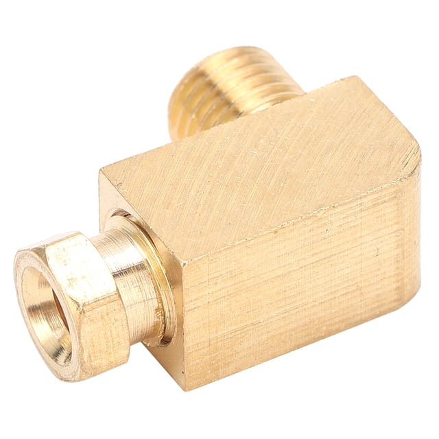 Brass 90 Degree Elbow Compression Tube Pipe Fitting Connector, Strong Connection Resistance, High Temp Resistance, 2 Types Available, for Nylon Copper Aluminum Tubes