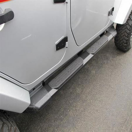 Rampage by RealTruck 16170 Xtremeline 70" Black Running Board, Pair Compatible with Select: 2013 Toyota Tacoma Double Cab, 2005 Toyota Tacoma