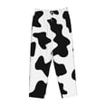 thumbnail image 4 of Xecao Milk Cow Women's Straight Lounge Pajama Pants: The Epitome of Relaxed Sleepwear, 4 of 9