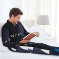 thumbnail image 5 of Bingfone Men's Pajama Set 2 Piece Loungewear PJs, Long Sleeve with Pajama Pants-2025 Happy New Year 2, 5 of 7