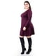 thumbnail image 2 of Vestido corte A Roman Fashion Tallas Extras 11578 Vino 38, 2 of 5