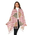 thumbnail image 3 of FORMRS Womens Scarf Winter Soft Long Big Warm Shawls Wrap Tassel Scarves, Gingerbread Houses, 3 of 9