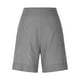 thumbnail image 4 of mfyjkho Pantalones Cortos De Gimnasio, Pantalones Cortos Casuales De Verano De Color Sólido Para Mujer Con Bolsillo Pantalones Cortos Para Mujer Xxxl, 4 of 7