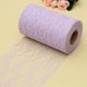 thumbnail image 4 of Billuyoard 22 m/rollo de tela de encaje para decoración de boda, Material de embalaje, rollo artesanal, tela de de tutú DIY Kits de decoración para fiestas morado claro Billuyoard JJ21330-12, 4 of 6