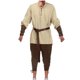 thumbnail image 3 of Mens Pantalones Casuales Suéter Sólido de Manga Larga Blusa Elástica de la Cintura Capris, con Bolsillos para el Uso Diario, 3 of 8