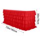 thumbnail image 2 of Pleated Tablecloth Five-layer Pleated Party Tablecloth Suitable For Tables Of Various Shapes, 2 of 2