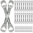 thumbnail image 1 of 20 Pcs Poignées de Kayak en Acier Inoxydable Attaches Sangles pour les Yeux Crochets Poignées avec 40 Pcs Vis, 1 of 8