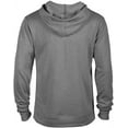 thumbnail image 2 of Casual Garb Fleece Hoodies for Men Heather French Terry Pullover Hoodie Hooded Sweatshirt Graphite Heather Small, 2 of 4