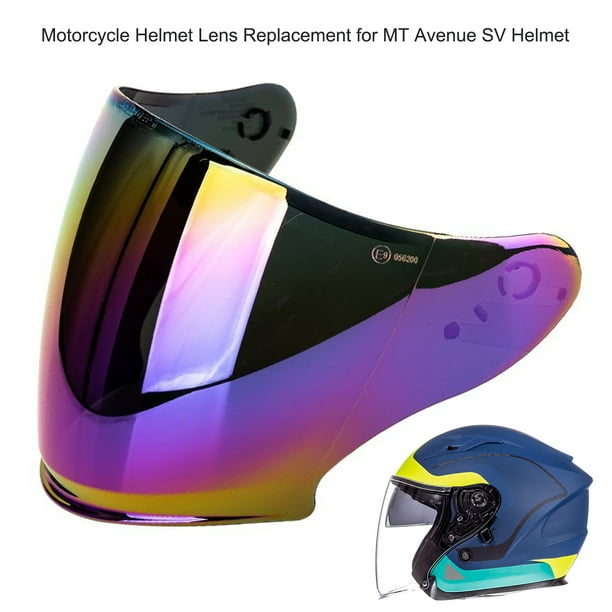 Motorcycle Helmet Wind Shield Lens Visor Cambered Surface Motor Helmet Accessories Replacement For Mt Avenue Sv Helmet