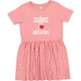thumbnail image 3 of Inktastic I Love Airshows Girls Toddler Dress, 3 of 5