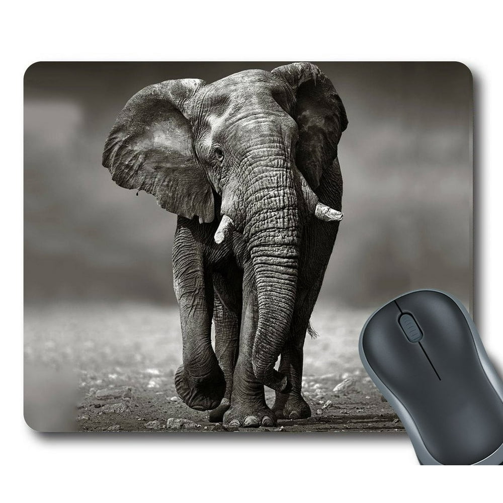 GCKG Elephant Mouse Pad Personalized Unique Rectangle Gaming Mousepad 9