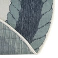 thumbnail image 5 of Unique Loom Outdoor Coastal Collection Area Rug - Anchor (5' 3" Round Navy Blue/Light Blue), 5 of 9