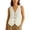 White, variant on Sleeveless Vest Jacket Lightweight Casual Outerwear Solid Button Down Open Front Layering Piece Women S down Vest Lightweight Womens Vest Woman Winter Jacket Amber Vest Womens plus Vest