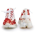 thumbnail image 4 of Blood Splatter Graphic Walking Shoes for Men Woman Lightweight Tennis Fashion Elastic Sports Shoes Cushion Basketball Shoes, 4 of 7