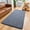 Blue-white-2' X 4' (Rectangular), variant on Soft Hallway Runner Rug 2x8 Bedside Rugs For Bedroom Living Room Non Slip Washable Modern Memory Foam Low Pile Kitchen Dorms Decor Green