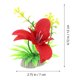 thumbnail image 2 of Houderco 4Ud Flores Artificiales Rojas Para Decorar Platos De Sushi Accesorios Ligeros Y Resistentes, 2 of 7