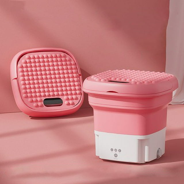 PEONAVET Mini Washing Machine Mini Washing Machine Folding and Dehydrating Mini Washing Machine with Large Capacity and Portable Washing Machine