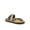 Brown, variant on CloudAir Ladies' Primo Slip-On Contoured Comfort Footbed Crisscross Toe Buckle Sandals