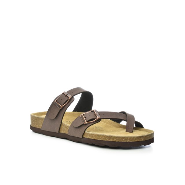 CloudAir Horizen Women's Studded Flat Sandals - Memory Foam Insole, Slip-Resistant, Casual Summer Shoes