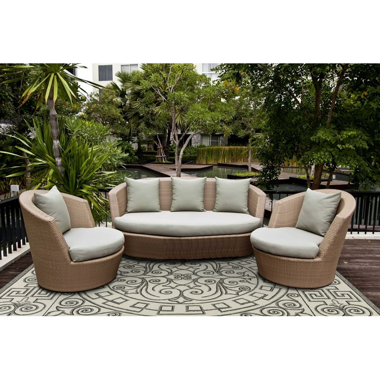 5'X7' Ivory Machine Woven Uv Treated Greek Key Bordered Indoor Outdoor Area Rug 5'X7' Ivory Machine Woven Uv Treated Greek Key Bordered Indoor Outdoor Area Rug
