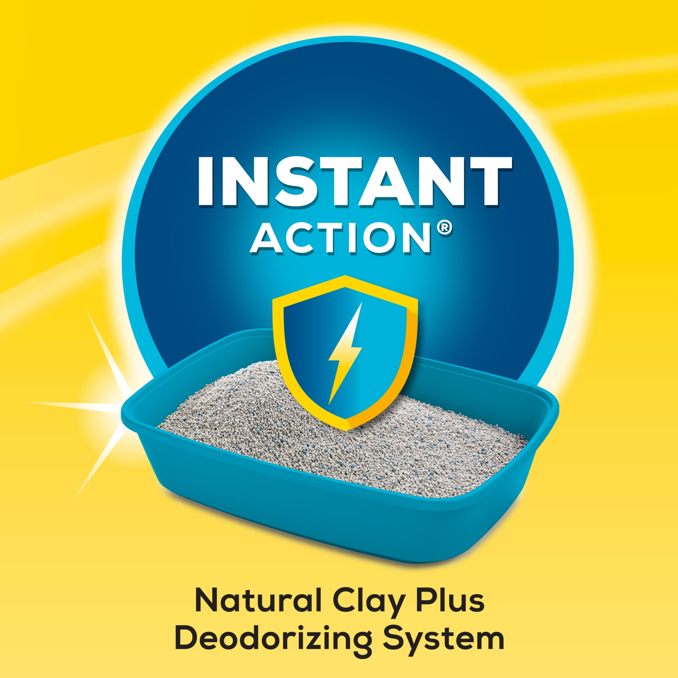 Purina Tidy Cats Instant Action Clumping Cat Litter, Floral Scent, 14 lb Jug