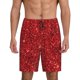 thumbnail image 1 of Fotbe Red Glitter Pantalones Cortos de Pijama para Hombre, Ropa de Dormir, Pantalones de Pijama Cortos para Hombre-X-Large, 1 of 6