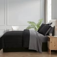 thumbnail image 6 of Mainstays Black 6 Piece Bed in a Bag Comforter Set With Sheets, Twin/Twin-XL, 6 of 10