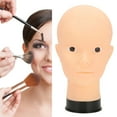 thumbnail image 4 of Mannequin Head Bald Mannequin Head Hat Display Head Makeup Practice Mannequin Head Bald Mannequin Head Makeup Training Practice Hat  Display Mannequin Head Black Base, 4 of 8