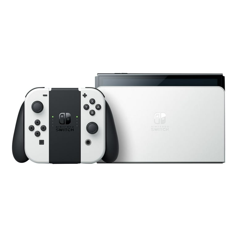 Nintendo Switch OLED - Game console - Full HD - black, white 