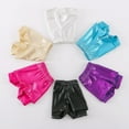 thumbnail image 3 of Girls Dance Short for Gymnastics Athletic Shorts Sparkle Glitter Tumbling Bottoms, 3 of 5
