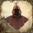 thumbnail image 2 of HNMKIU Performance Drama Festival Cape Wrap With Hooded Design For Year Round Use With Robes And Brown,One Size, 2 of 8