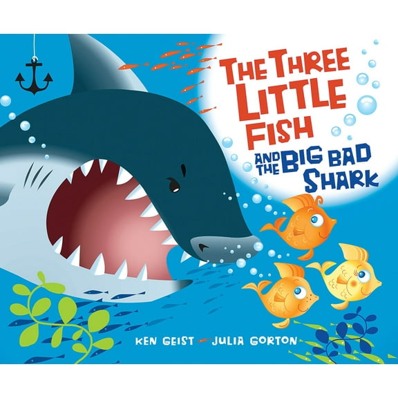 Pre-Owned The Three Little Fish and the Big Bad Shark (Hardcover) 0439719623 9780439719629