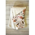 thumbnail image 2 of Society6 Marta Barragan Camarasa Fawns In The Autumn Forest Sherpa Fleece Blanket, 2 of 2