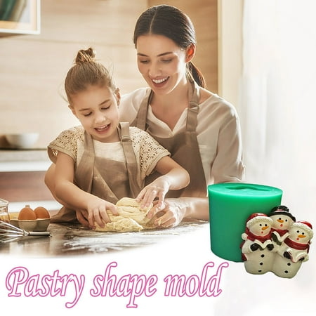 

Mittory Christmas tree Chocolate Baking Silicone Mold Cake Candy Handmade Mold 1PC