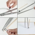 thumbnail image 4 of Metal Woodworking Compass 16 Inch Professional Carbon Steel Drafting Compass Tool with Pencil Holder and Lockable Wing for Drawing, 4 of 10
