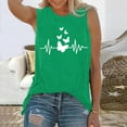 thumbnail image 5 of Fshinging Tank Tops For Women Butterfly Print Casual Sleeveless T Shirts Summer Vest Lady Clothes, 5 of 6