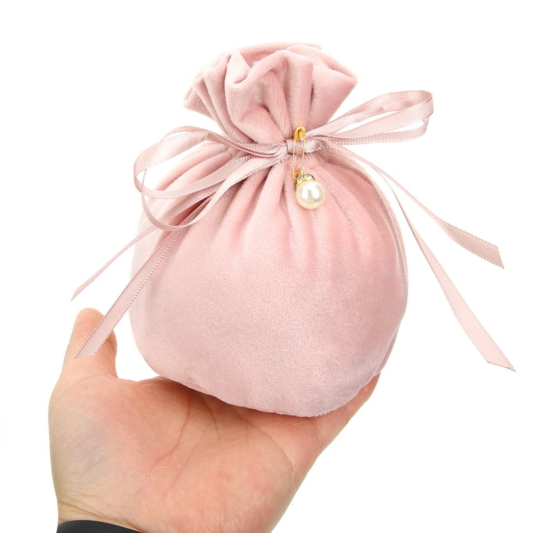 5pcs Jewelry Bags Small Gift Pouches Sundries Bags Drawstring