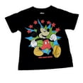 thumbnail image 3 of Disney Mickey Mouse Little Boys' Toddler Black Short Sleeve T Shirt 4T, 3 of 4