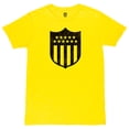 thumbnail image 2 of Men's 1863FC  Yellow Club Atl-tico Pe-arol Mono Crest Slub T-Shirt, 2 of 3