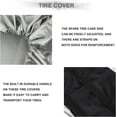 thumbnail image 4 of Paquete de 4 cubiertas para neumáticos de coche, protección para neumáticos de coche, protección solar y contra la nieve, 4 of 5